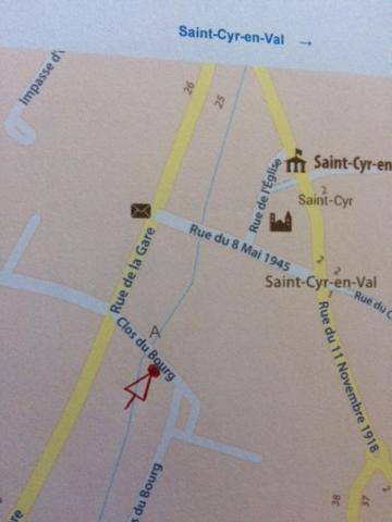 Clos Du Bourg Bed & Breakfast Saint-Cyr-en-Val ภายนอก รูปภาพ